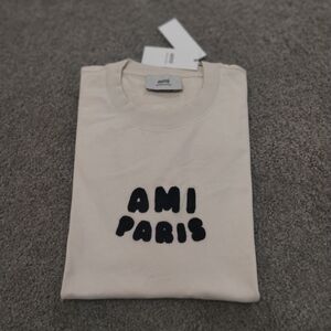 Ami Paris Cream T-Shirt